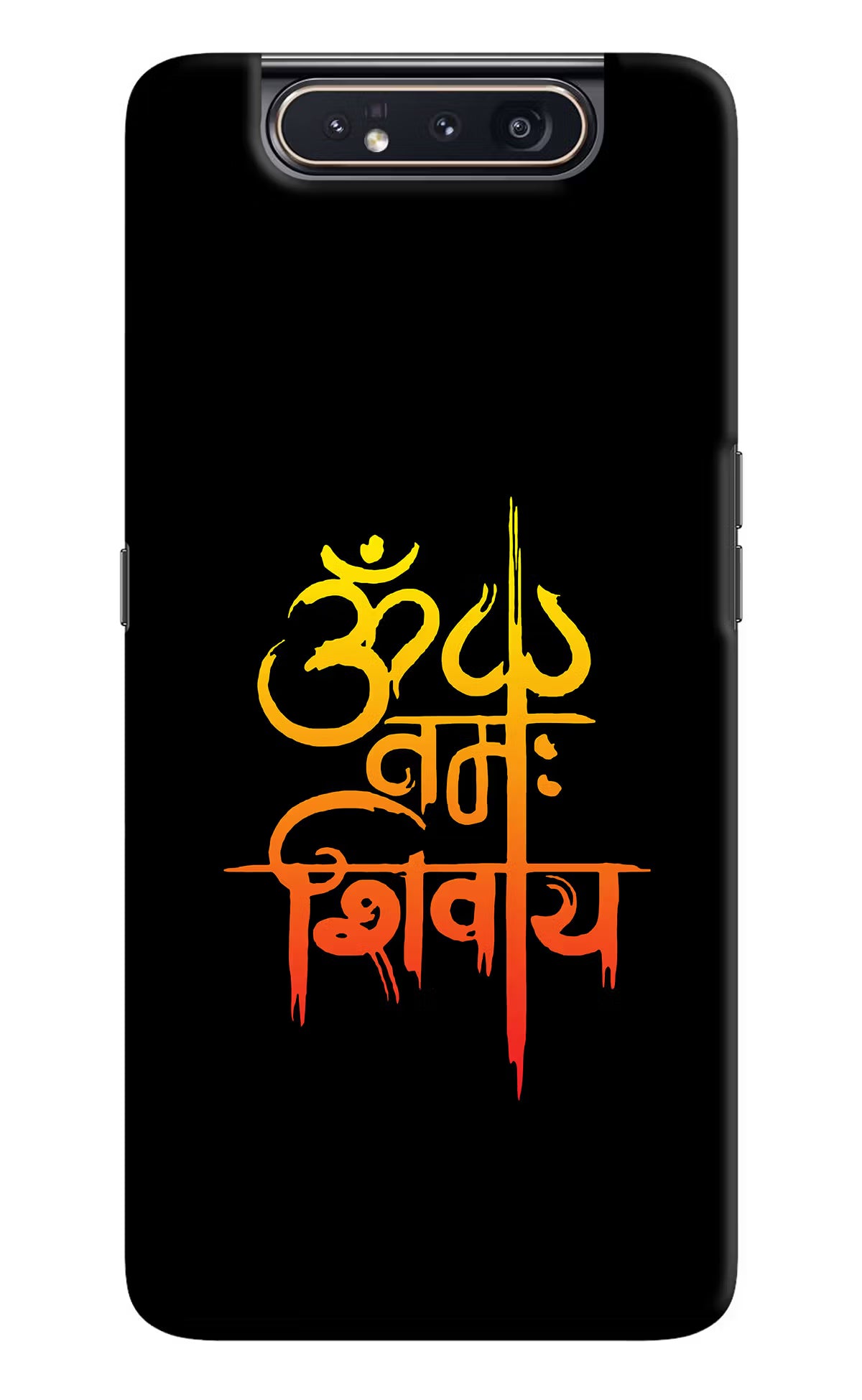 Om Namah Shivay Samsung A80 Hard Case Back Cover by Casekaro