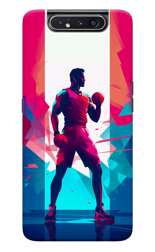 Champion Fighter (AI Generated) Samsung A80 Back Cover