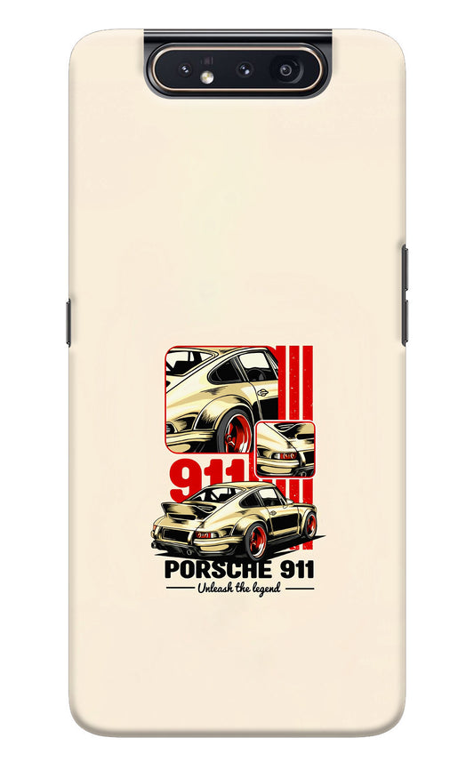 Classic Porsche 911 Samsung A80 Back Cover