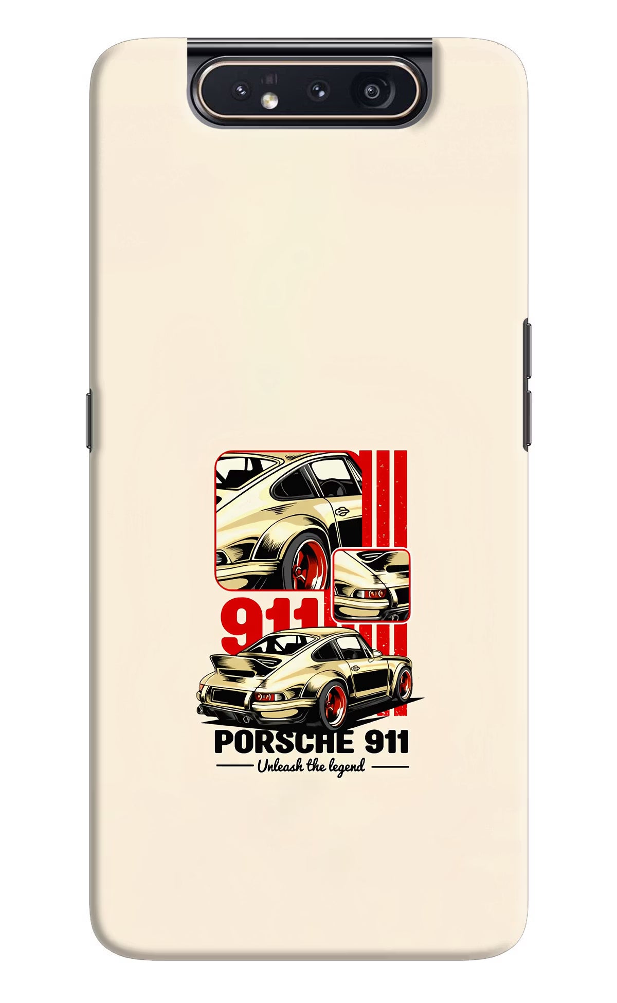 Classic Porsche 911 Samsung A80 Hard Case Back Cover by Casekaro