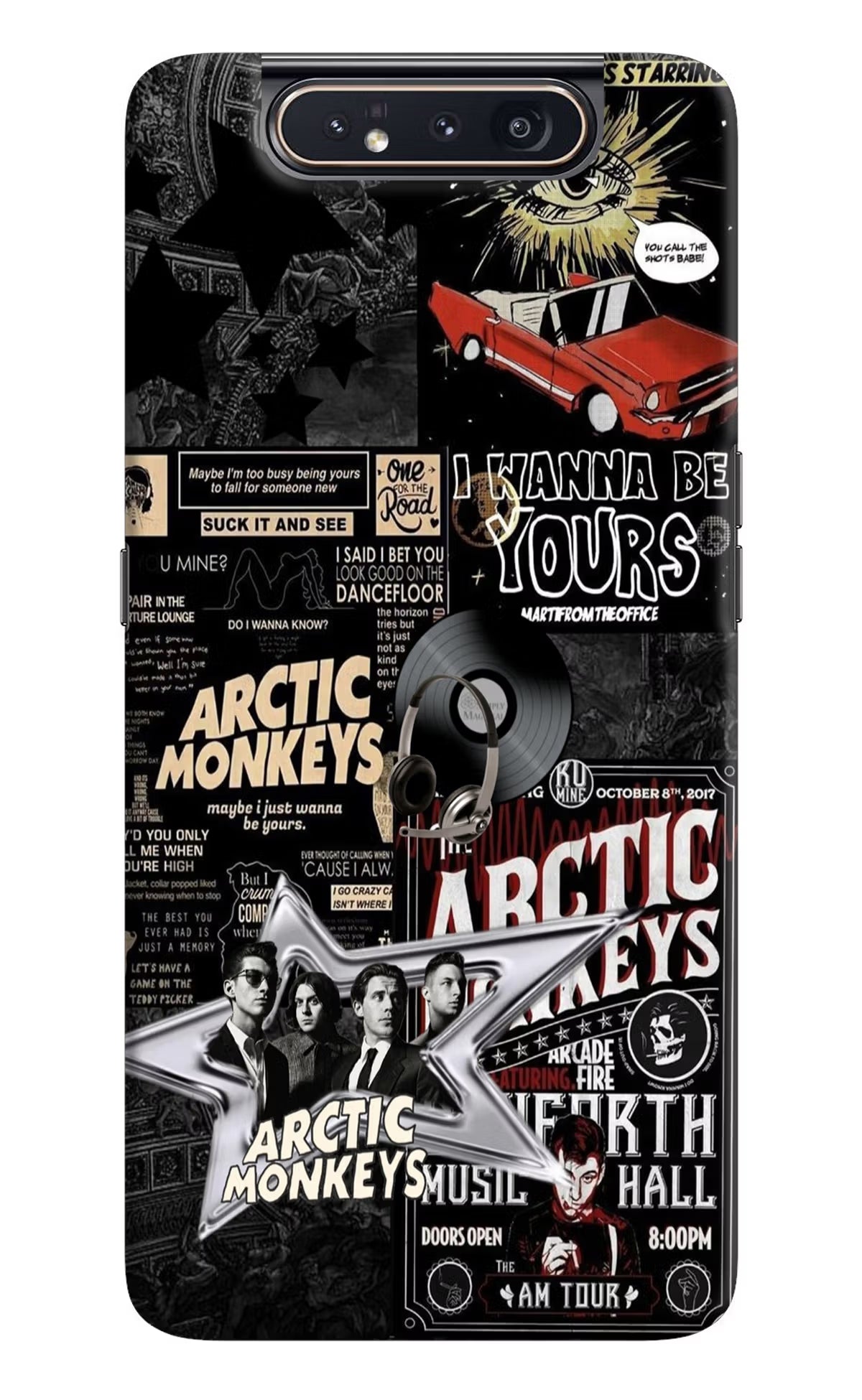 Arctic Monkeys Samsung A80 Hard Case Back Cover by Casekaro