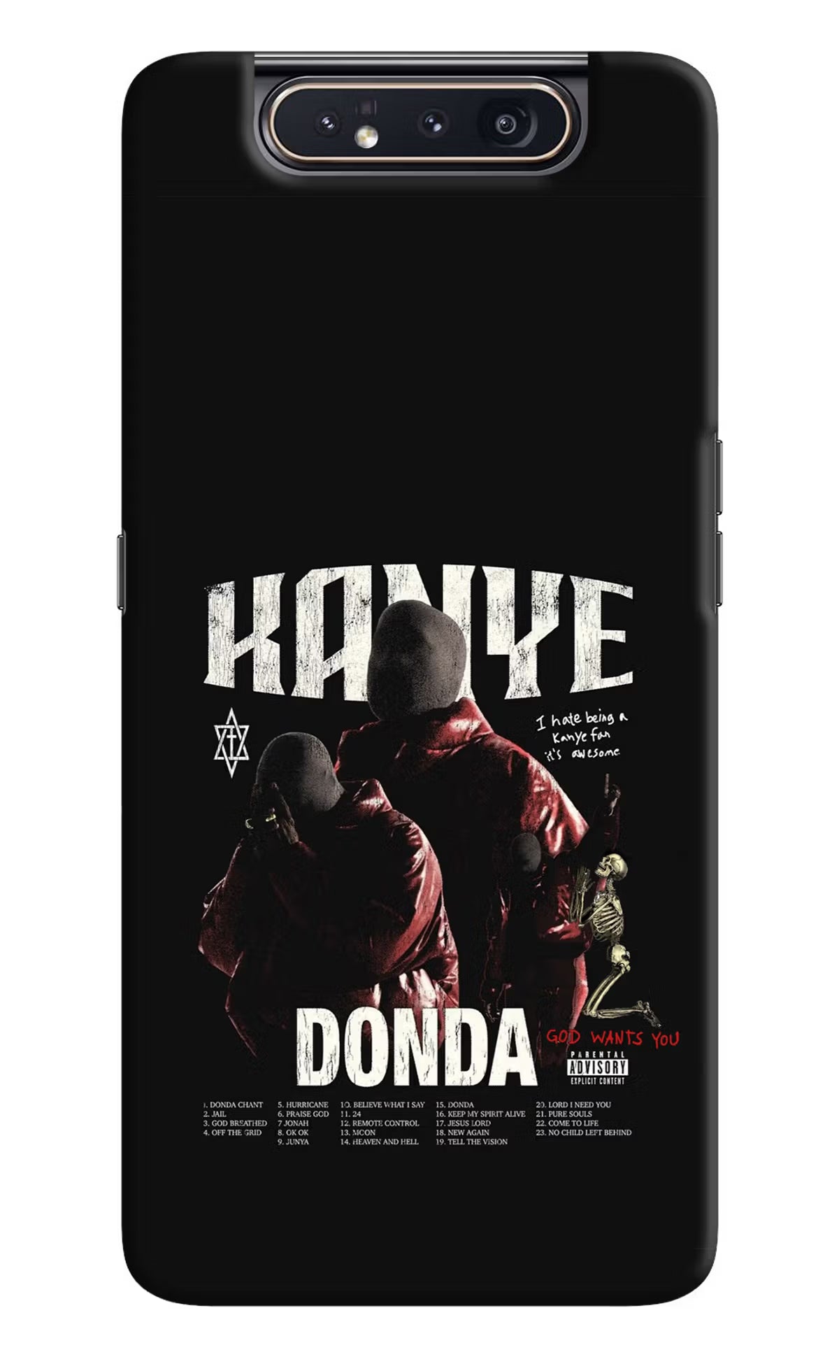 Donda Kanye West Samsung A80 Hard Case Back Cover by Casekaro