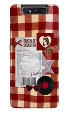 Queen of Disaster Samsung A80 Hard Case Back Cover by Casekaro