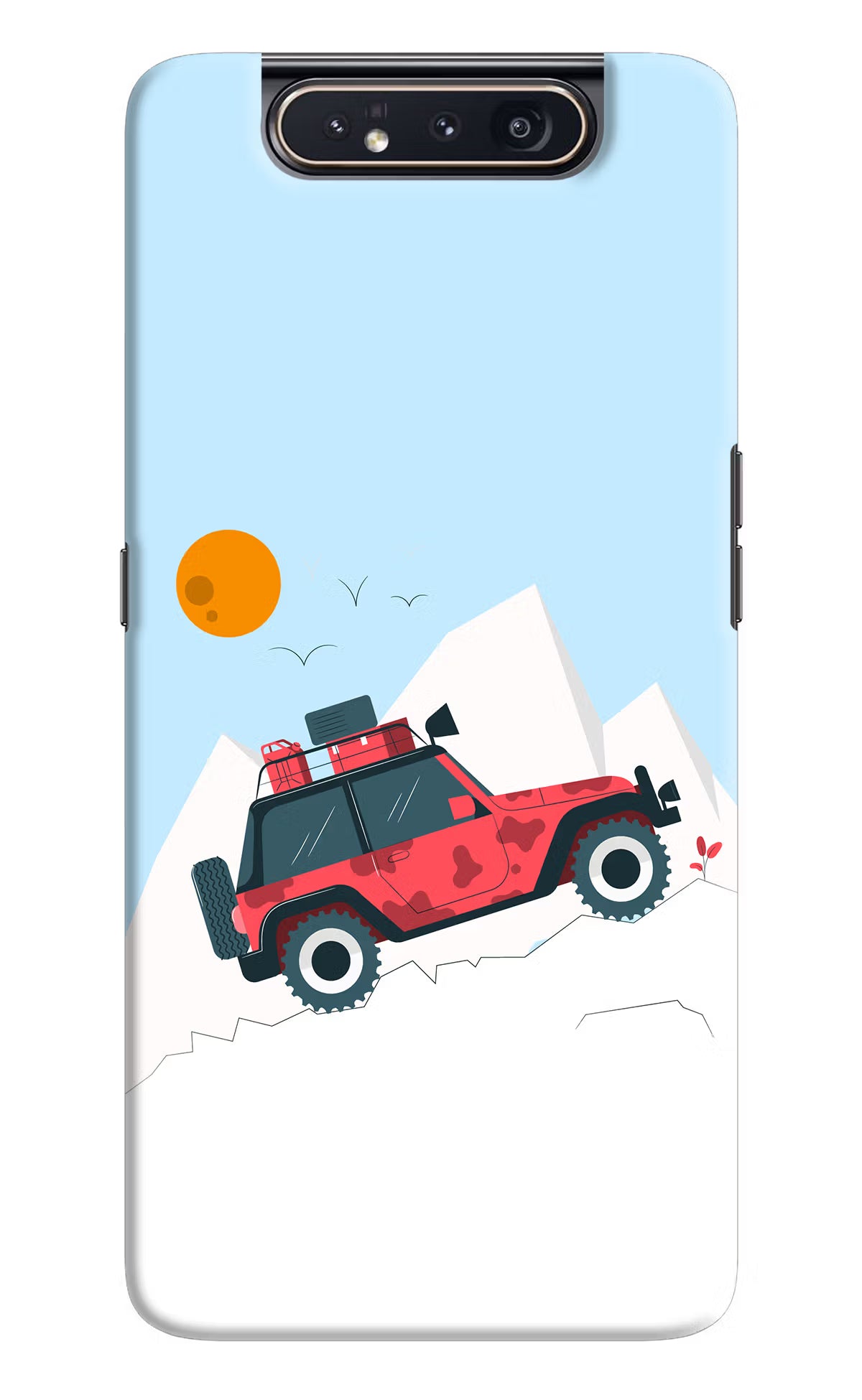 Mountain Trail Beast Samsung A80 Hard Case Back Cover by Casekaro