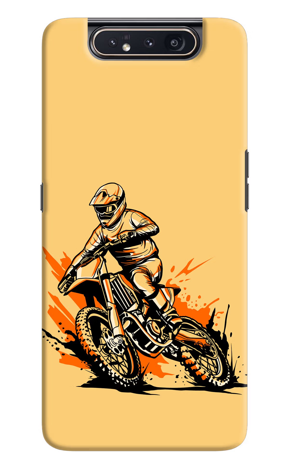 Off-Road Fury Samsung A80 Hard Case Back Cover by Casekaro