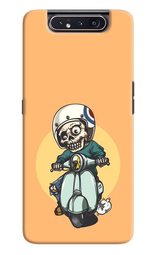 Undead Biker Samsung A80 Hard Case Back Cover by Casekaro