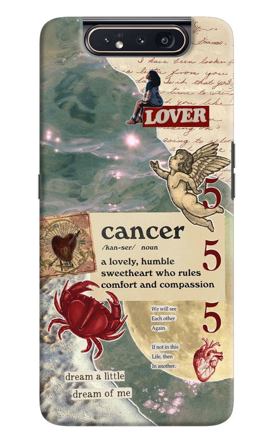 Cancer Zodiac Samsung A80 Hard Case Back Cover by Casekaro
