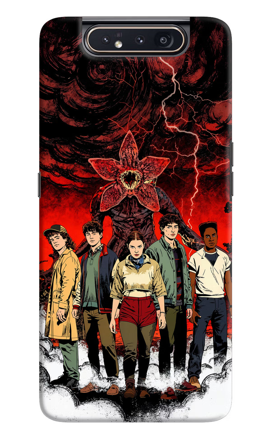 Ordinary Things Characters Samsung A80 Back Cover, Hard case