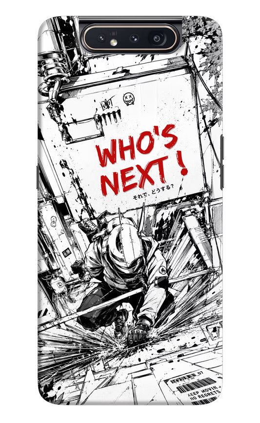 Who's Next Samsung A80 Hard Case Back Cover by Casekaro