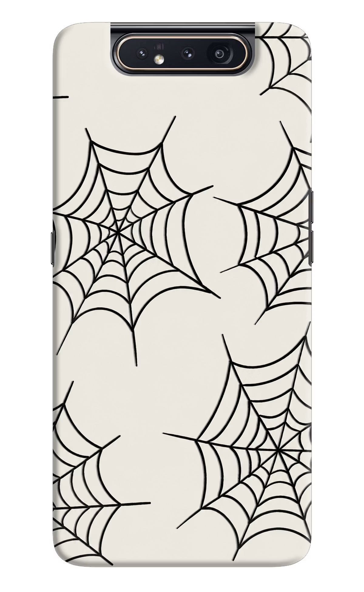 Spider Web Samsung A80 Hard Case Back Cover by Casekaro