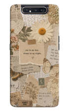 Vintage case Samsung A80 Hard Case Back Cover by Casekaro