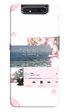 Wave to earth Samsung A80 Hard Case Back Cover by Casekaro