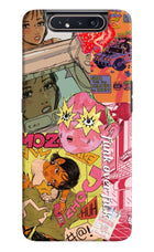 Funkover Samsung A80 Hard Case Back Cover by Casekaro