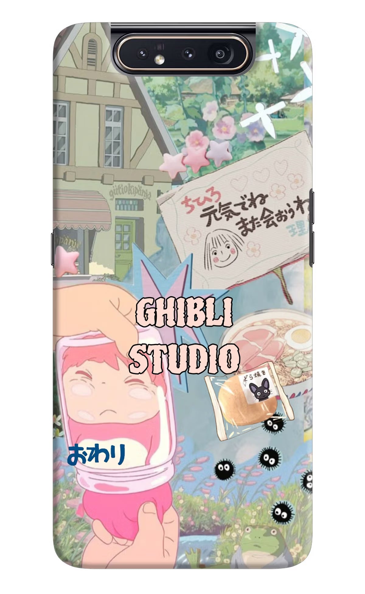 Studio Ghibli Samsung A80 Back Cover