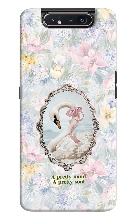 Pretty Mind Pretty Soul Samsung A80 Hard Case Back Cover by Casekaro