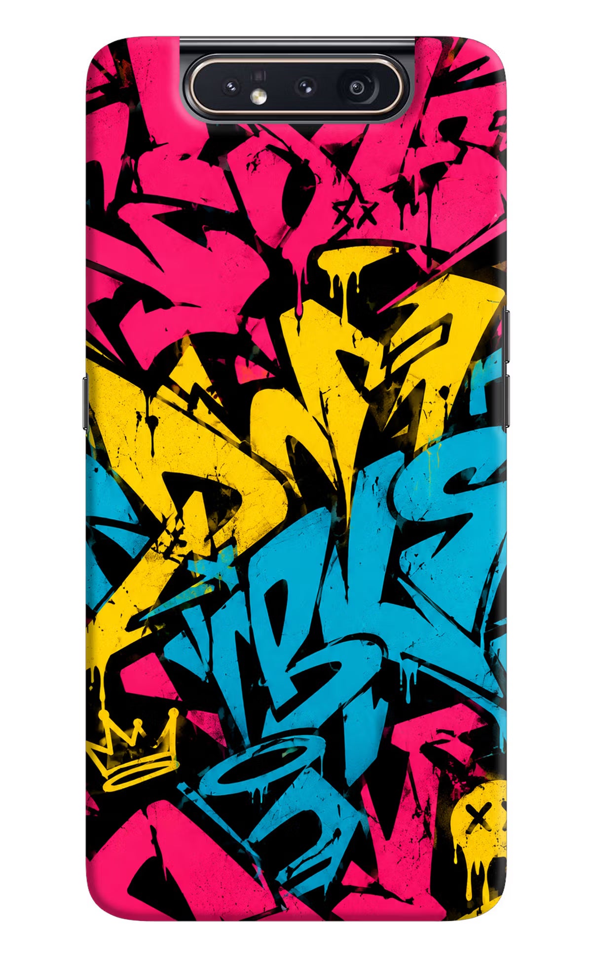 Graffiti Vibe Samsung A80 Back Cover