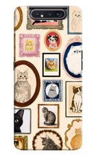 Mirror Cats Samsung A80 Hard Case Back Cover by Casekaro