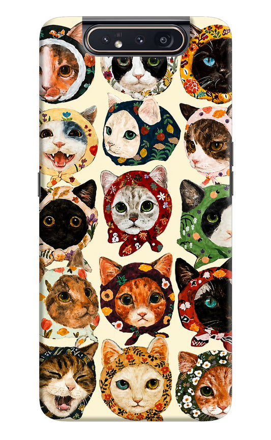 Cool Cat Samsung A80 Hard Case Back Cover by Casekaro
