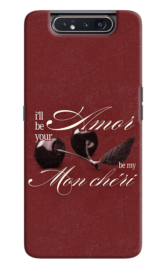Velvet Cherry Samsung A80 Back Cover