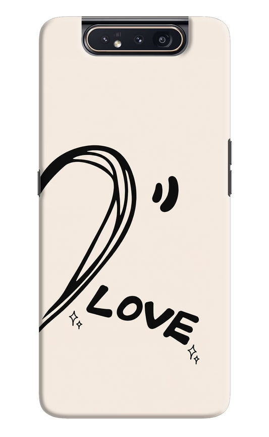 Soul Line Samsung A80 Hard Case Back Cover by Casekaro