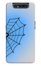 Blue Web Samsung A80 Hard Case Back Cover by Casekaro