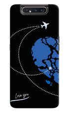 Love Orbit Samsung A80 Hard Case Back Cover by Casekaro