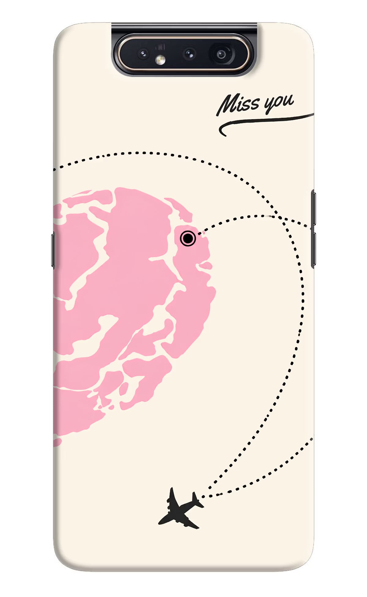Miss Orbit Samsung A80 Back Cover