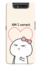 Always Right Samsung A80 Hard Case Back Cover by Casekaro