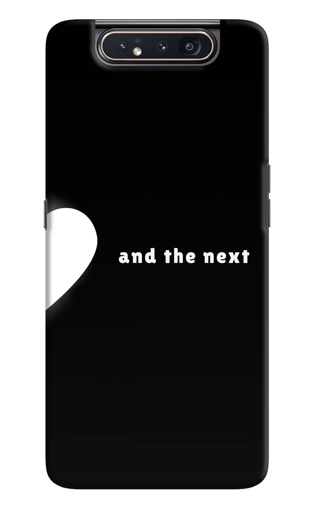 Next World Samsung A80 Back Cover