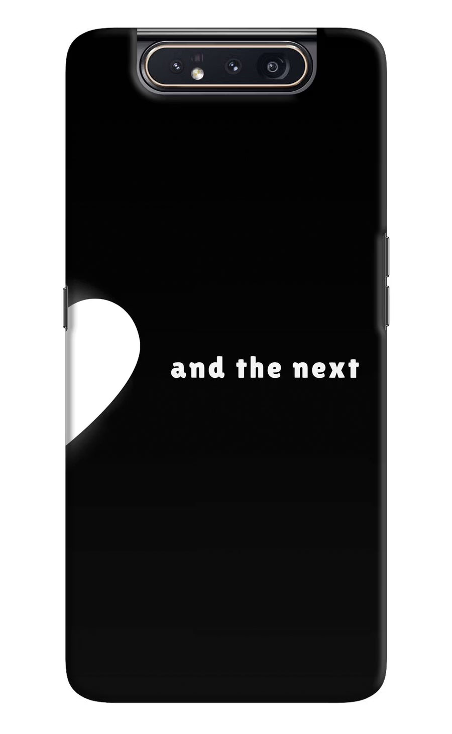 Next World Samsung A80 Back Cover, Hard case