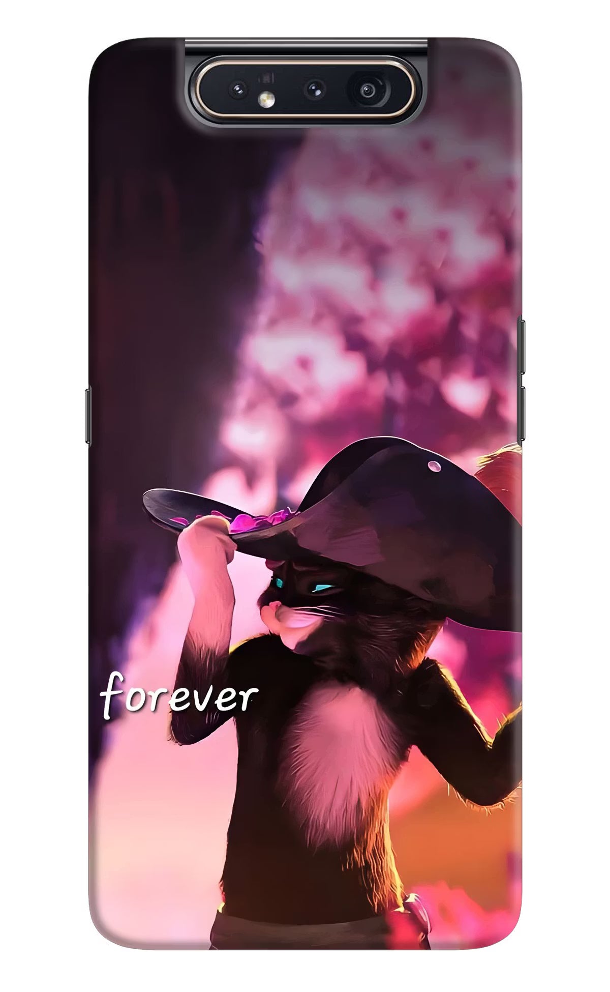 Forever Cat Samsung A80 Back Cover