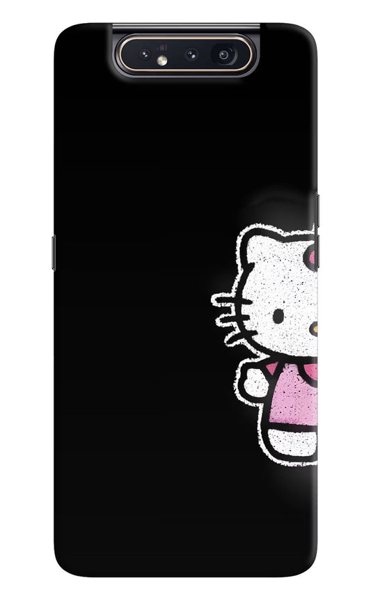 Kitty Charm Samsung A80 Hard Case Back Cover by Casekaro