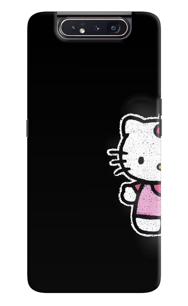 Kitty Charm Samsung A80 Hard Case Back Cover by Casekaro