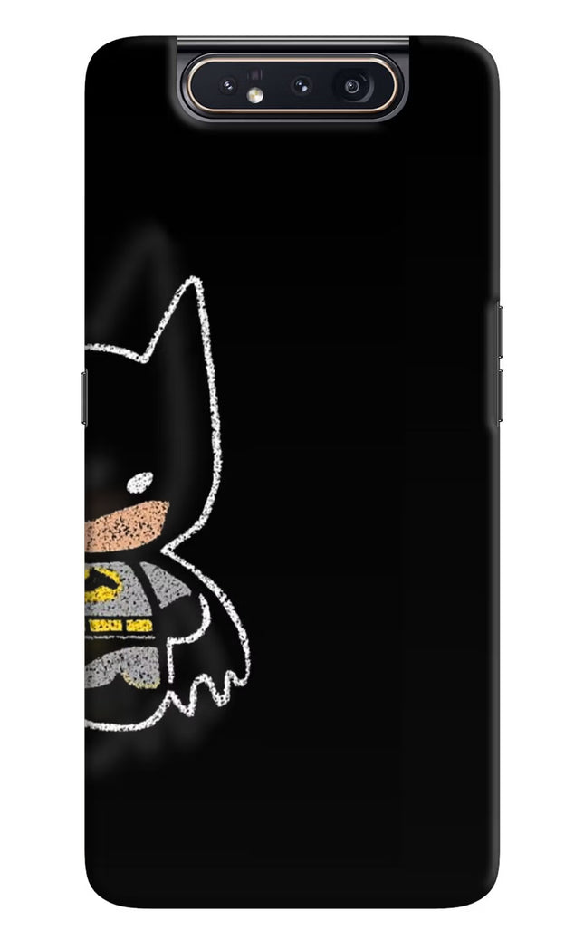 Bat Kitty Samsung A80 Hard Case Back Cover by Casekaro