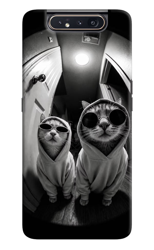 Hood Cats Samsung A80 Hard Case Back Cover by Casekaro