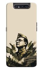 Netaji Rising Samsung A80 Hard Case Back Cover by Casekaro