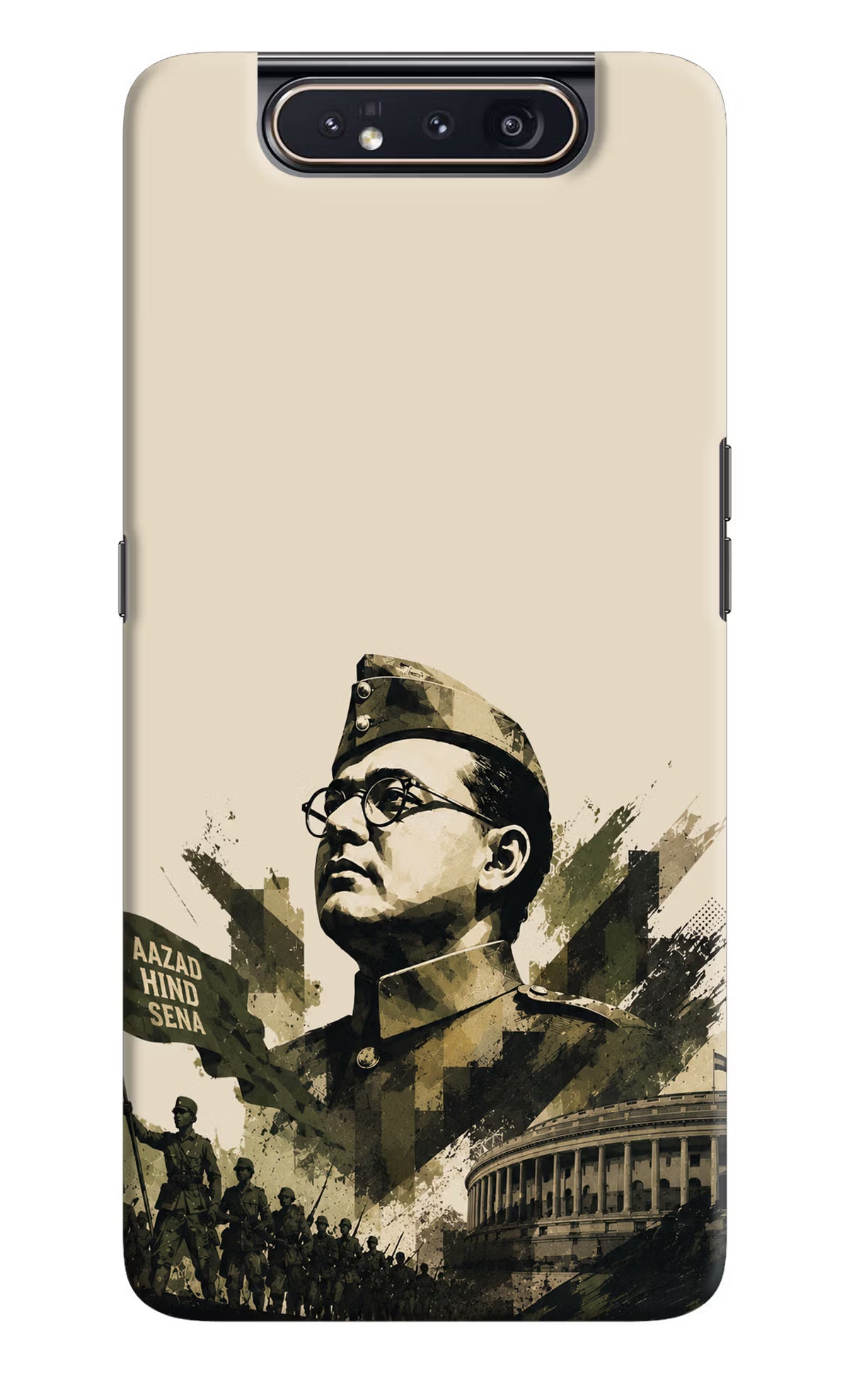 Netaji Rising Samsung A80 Back Cover