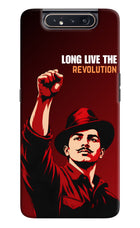 Bhagat Singh Revolution Samsung A80 Hard Case Back Cover by Casekaro