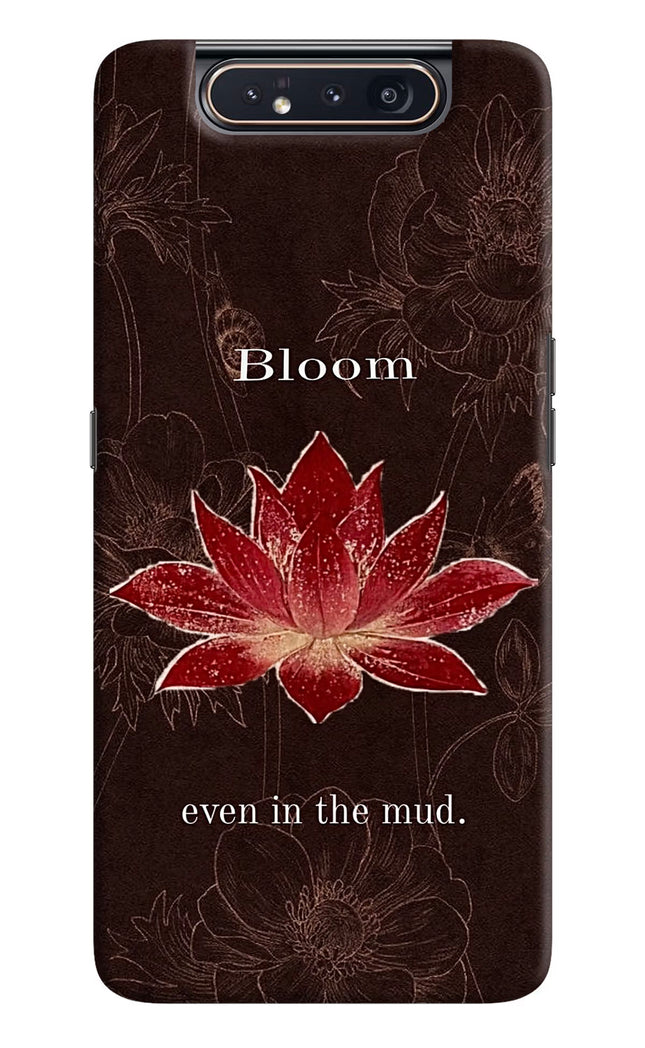 Bloom Samsung A80 Hard Case Back Cover by Casekaro