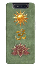 Om & Lotus Samsung A80 Back Cover
