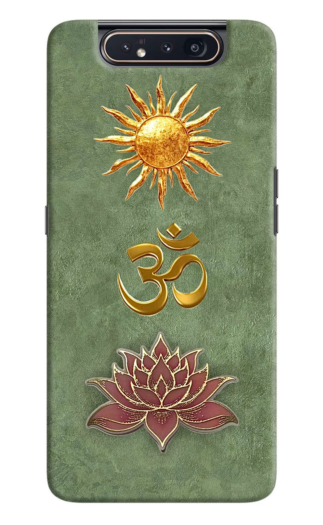 Om & Lotus Samsung A80 Back Cover
