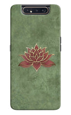 Lotus Grace Samsung A80 Hard Case Back Cover by Casekaro
