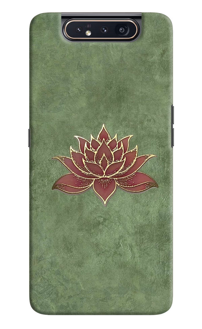 Lotus Grace Samsung A80 Hard Case Back Cover by Casekaro