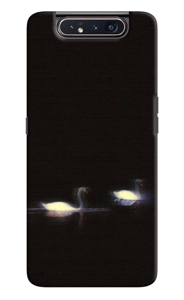 Silent Swans Samsung A80 Hard Case Back Cover by Casekaro