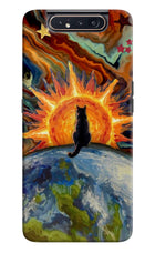 Sunrise Beyond Samsung A80 Hard Case Back Cover by Casekaro