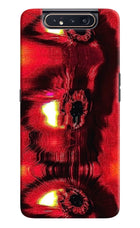 Fire Eye Samsung A80 Hard Case Back Cover by Casekaro