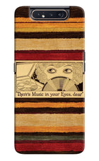 Vinyl Stripes Samsung A80 Hard Case Back Cover by Casekaro