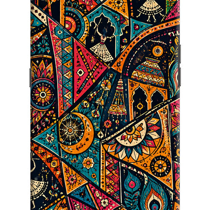 Folk Print Samsung A80 Back Cover