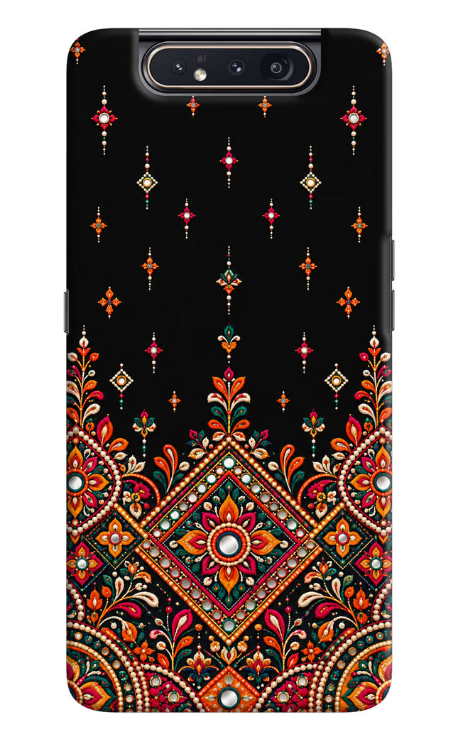 Noir Mehfil Samsung A80 Hard Case Back Cover by Casekaro