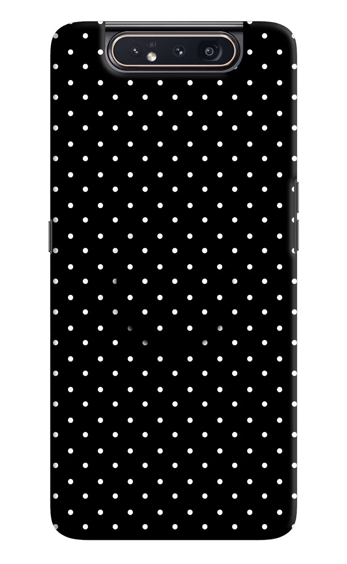 White Dots Samsung A80 Pop Case by Casekaro